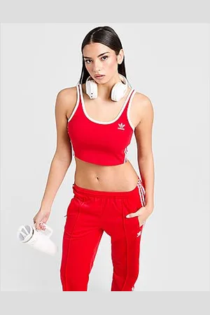adidas Top a Canotta Crop 3-Stripes