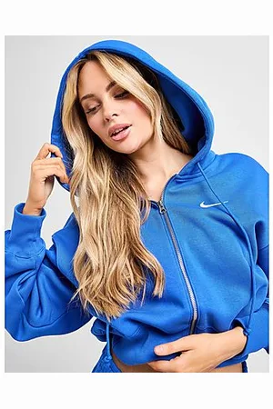 Nike Felpa con Cappuccio Crop Phoenix