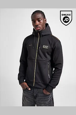 EA7 Natural Ventus Full Zip Hoodie