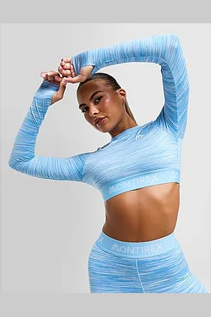 MONTIREX Top Crop Maniche Lunghe Icon Lite
