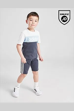 adidas Linear T-Shirt/Shorts Set Children