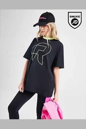 Red Run Activewear Twin Flame Oversized T-Shirt