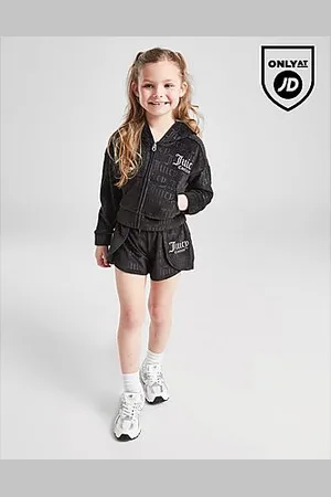 Juicy Couture Mono Velour Full Zip/Shorts Set Children