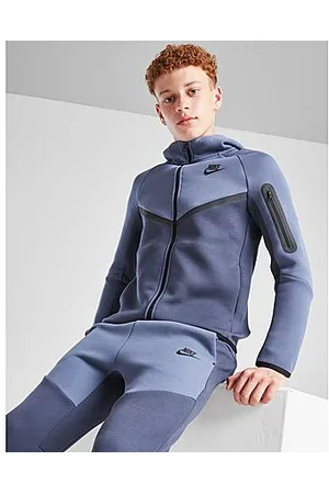 Nike Felpa con Cappuccio Zip Integrale Tech Colour Block