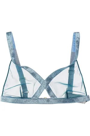 Tom Ford Reggiseno tulle iridescent sable