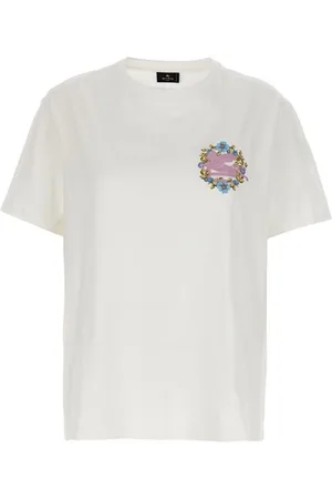 Etro T-shirt ricamo logo