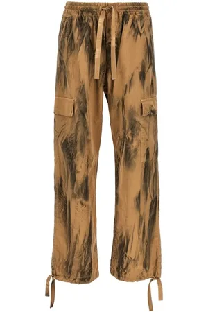 Msgm Pantalone cargo effetto dirty