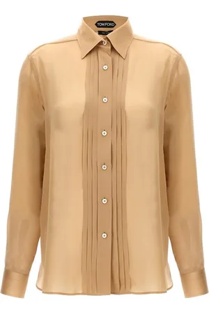 Tom Ford Camicia plastron plissè