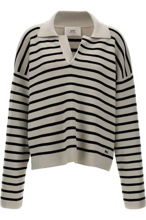 Ami Maglione polo righe