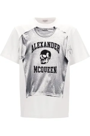 Alexander McQueen T-shirt stampa logo