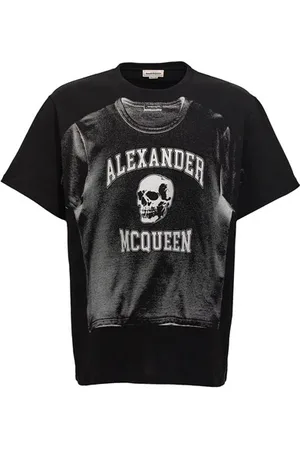 Alexander McQueen T-shirt stampa logo