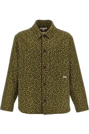 Maison Kitsuné Overshirt stampa floreale