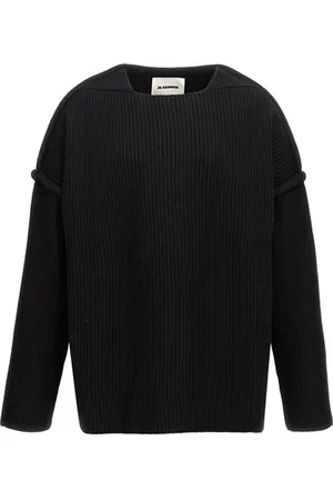 Jil Sander Maglione scollo geometrico