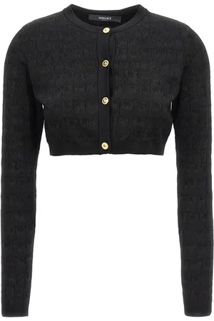 VERSACE Cardigan effetto coccodrillo