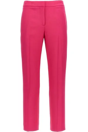 Alexander McQueen Pantalone sigaretta crepe