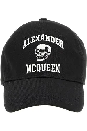 Alexander McQueen Cappellino ricamo logo