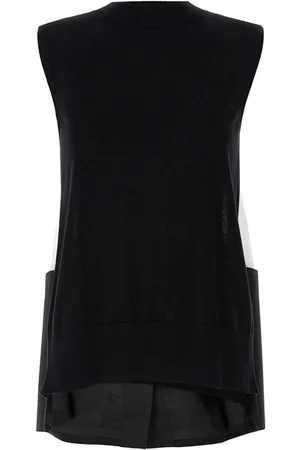 SACAI Gilet patchwork