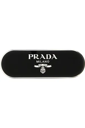 Prada Fermaglio per capelli logo