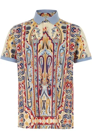 Etro Polo Paisley floreale
