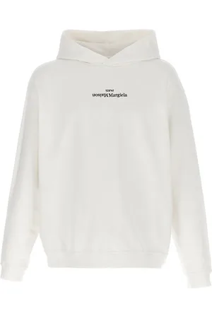 Maison Margiela Felpa con cappuccio logo