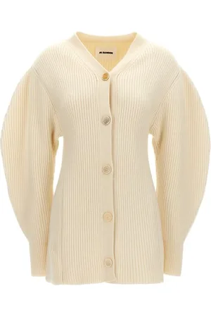 Jil Sander Cardigan lungo coste