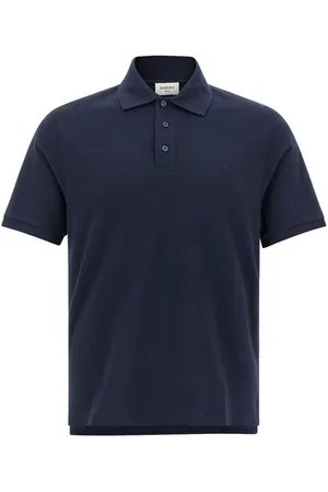 Saint Laurent Polo ricamo logo