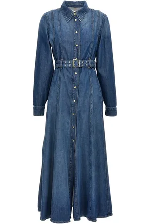 Ganni Abito maxi denim