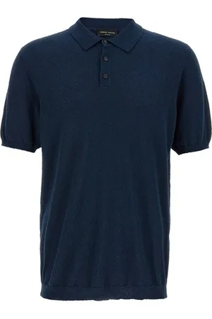 Roberto Collina Polo cotone spugnoso