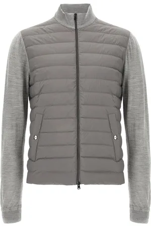 HERNO Cardigan bimaterale