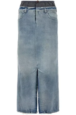 Maison Margiela Gonna denim spacchi