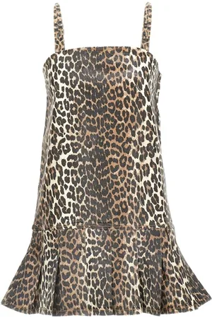 Ganni Abito mini leopard