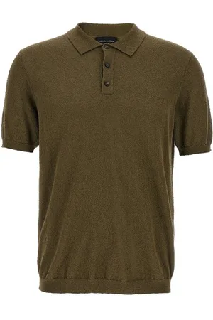 Roberto Collina Polo cotone spugnoso
