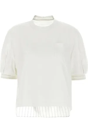 SACAI T-shirt organza