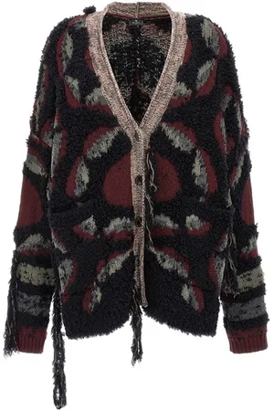 Etro Cardigan oversize frange