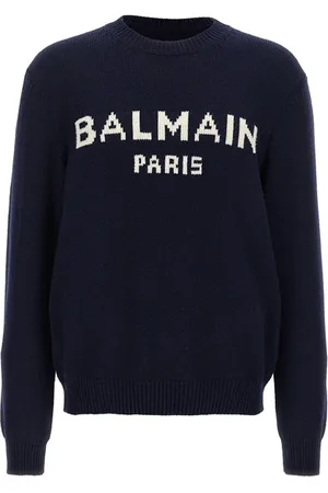 Balmain Maglione lana logo