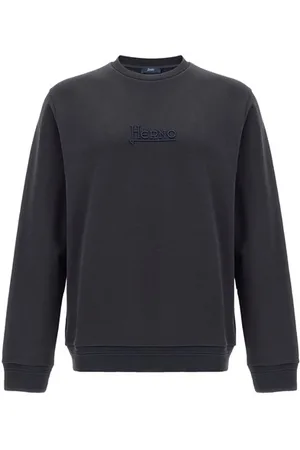 HERNO Felpa ricamo logo