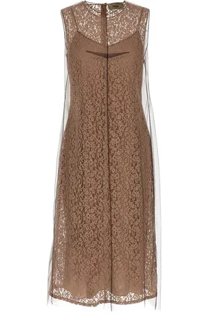 Fendi Abito pizzo floreale