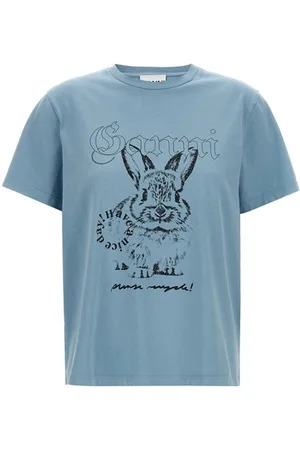 Ganni T-shirt stampa