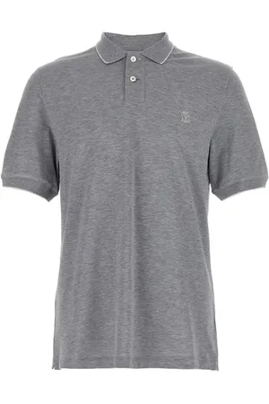 Brunello Cucinelli Polo piqué logo