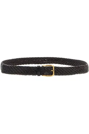 Brunello Cucinelli Cintura pelle intrecciata