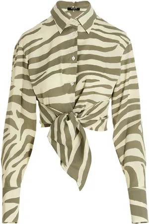 Balmain Camicia zebrata