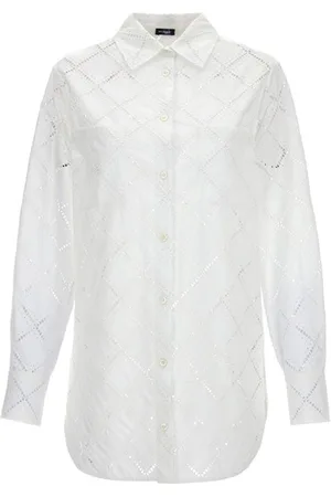 Kiton Camicia cotone traforato