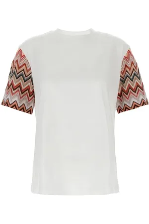 Missoni T-shirt manica raschel