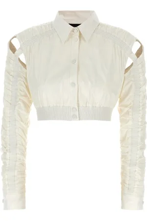 GIOVANNI BEDIN Giacca crop cut-out
