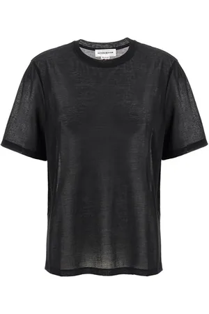 Victoria Beckham T-shirt ricamo logo