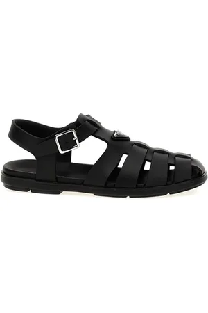 Prada Sandalo gomma logo