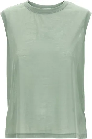 Victoria Beckham Top ricamo logo