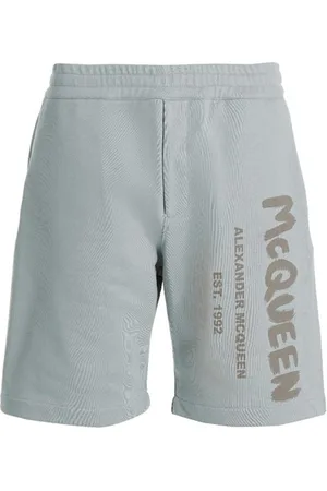 Alexander McQueen Bermuda stampa logo
