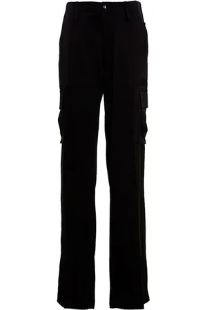 DAVID KOMA Pantalone cargo raso