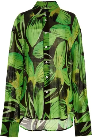 Louisa Ballou Camicia oversize stampa